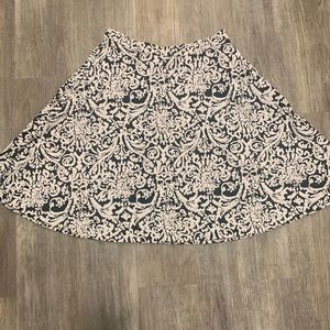 Adrienne Vittadini black and white swing skirt